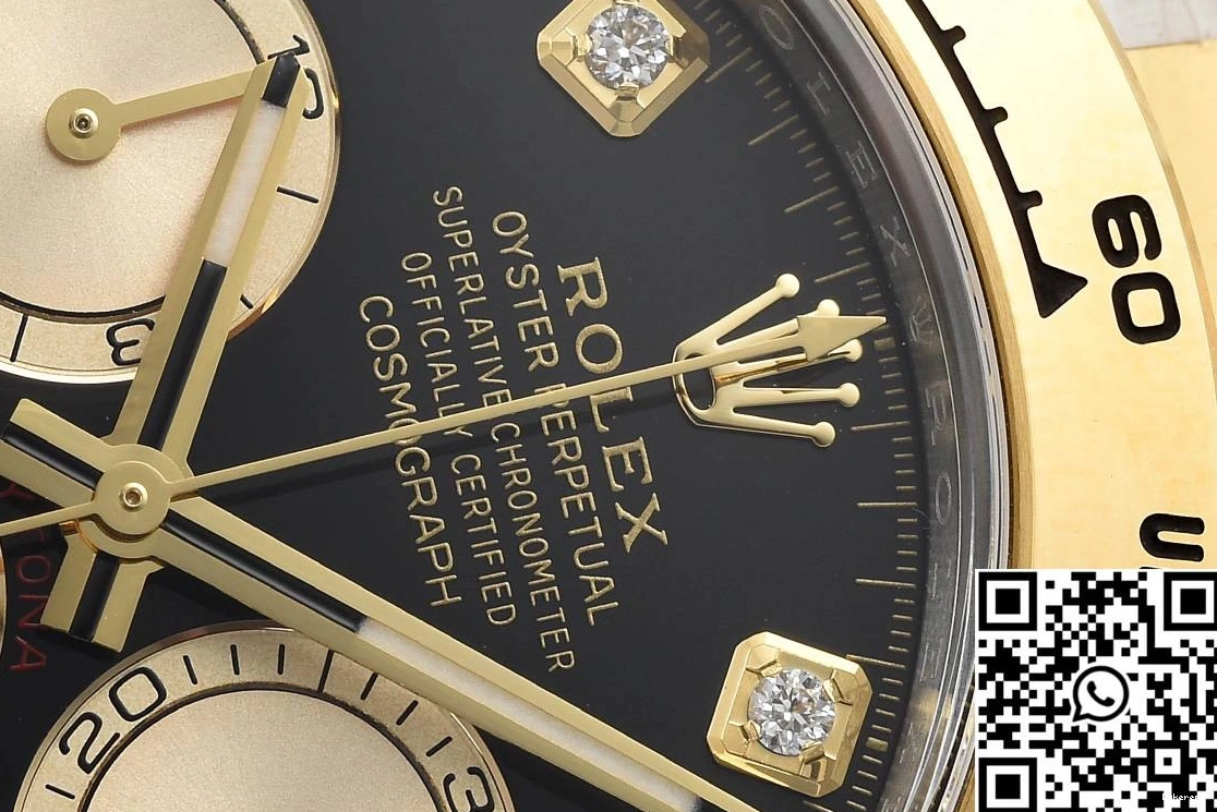 Cosmograph Gold Clean Rolex Factory Daytona Original Diamond 1083 Bezel Hourmarker M126503 0807